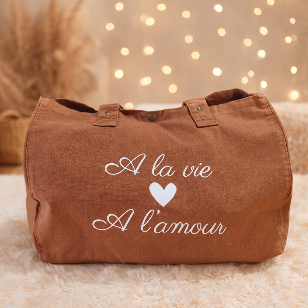 Sac Cabas Coton Femme - Message Amour
