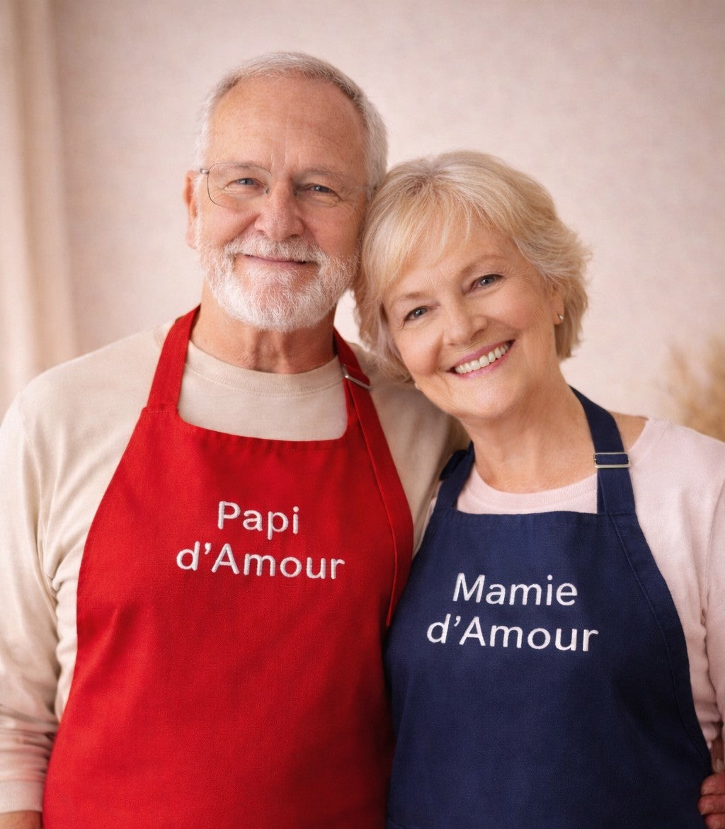 Tablier adulte brodé personnalisé